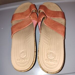 CROCS Pink Sandals Comfortable Stylish Footwear
